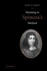 Image for Meaning in Spinoza&#39;s Method