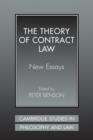 Image for The theory of contract law  : new essays