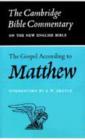 Image for The Gospel according to Matthew