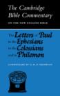 Image for The Letters of Paul to the Ephesians to the Colossians and to Philemon