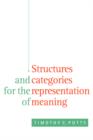 Image for Structures and Categories for the Representation of Meaning