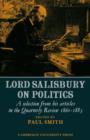 Image for Lord Salisbury on Politics