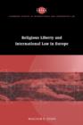 Image for Religious liberty and international law in Europe