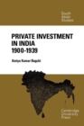 Image for Private Investment in India 1900-1939