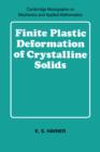 Image for Finite Plastic Deformation of Crystalline Solids