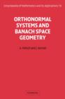 Image for Orthonormal Systems and Banach Space Geometry