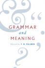 Image for Grammar and Meaning