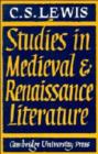 Image for Studies in Medieval Renaissance Literature