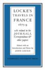 Image for Lockes Travels in France 1675-1679