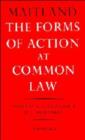 Image for The Forms of Action at Common Law : A Course of Lectures
