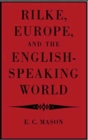 Image for Rilke, Europe, and the English-Speaking World