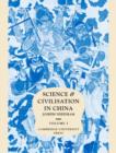 Image for Science and Civilisation in China: Volume 1, Introductory Orientations
