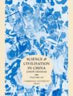 Image for Science and Civilisation in China: Volume 3, Mathematics and the Sciences of the Heavens and the Earth