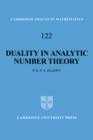 Image for Duality in Analytic Number Theory
