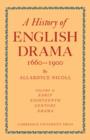 Image for History of English Drama, 1660-1900: Volume 2, Early Eighteenth Century Drama