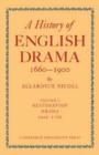 Image for A History of English Drama 1660-1900: Volume 5, Late Nineteenth Century Drama 1850-1900