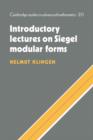 Image for Introductory Lectures on Siegel Modular Forms