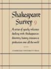 Image for Shakespeare Survey: Volume 9, Hamlet
