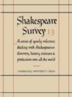Image for Shakespeare Survey: Volume 13, King Lear