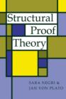Image for Structural proof theory