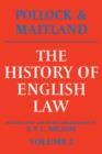 Image for The History of English Law V1 2