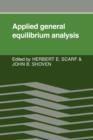 Image for Applied general equilibrium analysis