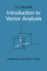 Image for Introduction to Vector Analysis
