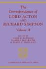 Image for The correspondence of Lord Acton and Richard SimpsonVol. 2