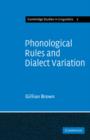 Image for Phonological Rules and Dialect Variation
