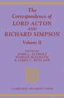 Image for The Correspondence of Lord Acton and Richard Simpson: Volume 2