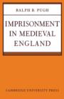 Image for Imprisonment in medieval England