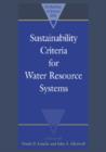 Image for Sustainability Criteria for Water Resource Systems