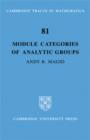 Image for Module Categories of Analytic Groups