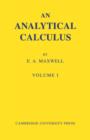 Image for An analytical calculus for school and universityVol. 1