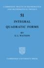 Image for Integral Quadratic Forms