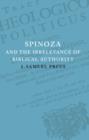 Image for Spinoza and the Irrelevance of Biblical Authority