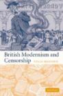 Image for British Modernism and Censorship