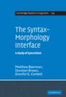 Image for The Syntax-Morphology Interface