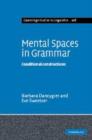 Image for Mental Spaces in Grammar