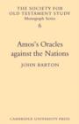 Image for Amos&#39;s Oracles Against the Nations