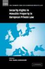 Image for Security Rights in Movable Property in European Private Law