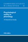 Image for Psychological Reality in Phonology