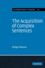 Image for The Acquisition of Complex Sentences