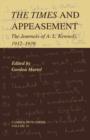 Image for The Times and appeasement  : the journals of A.L. Kennedy, 1932-1939