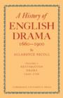 Image for A History of English Drama 1660-1900 2 Part Paperback Set