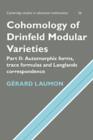 Image for Cohomology of Drinfeld Modular Varieties, Part 2, Automorphic Forms, Trace Formulas and Langlands Correspondence