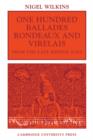 Image for One hundred ballades, rondeaux and virelais from the late middle ages