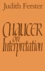 Image for Chaucer on Interpretation