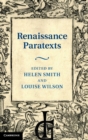 Image for Renaissance paratexts