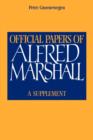 Image for Official papers of Alfred Marshall  : a supplement